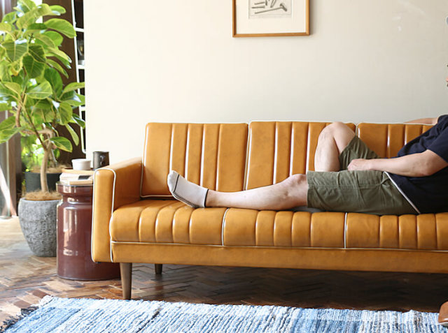 バイカラーソファ 分割可能 ブラウンPVC バイカラーソファ 分割可能 ブラウンPVC バイカラーソファ 分割可能