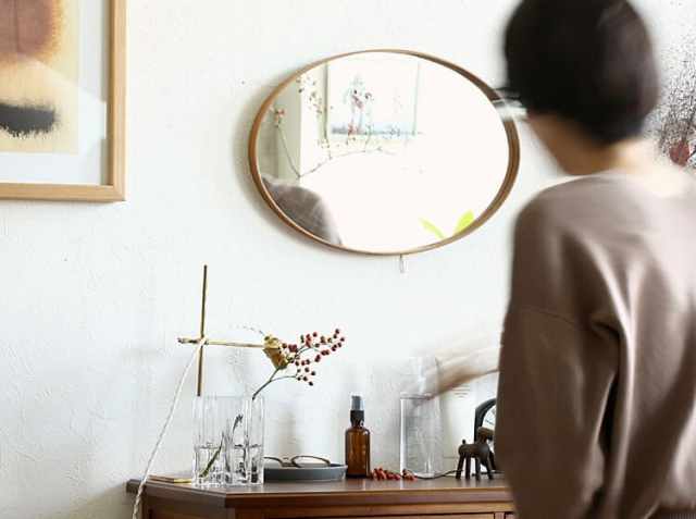 シェーカーミラー Plat（プラット）オーバルタイプ｜北欧