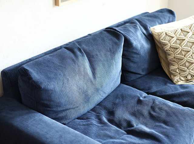 ダークブルー2人掛けソファ 2.5人掛けソファー pluto（プルート）｜北欧・ヴィンテージインテリア
