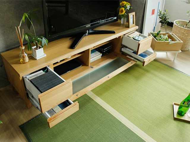 アルダー無垢材 テレビボード Prma（プルマ）｜北欧