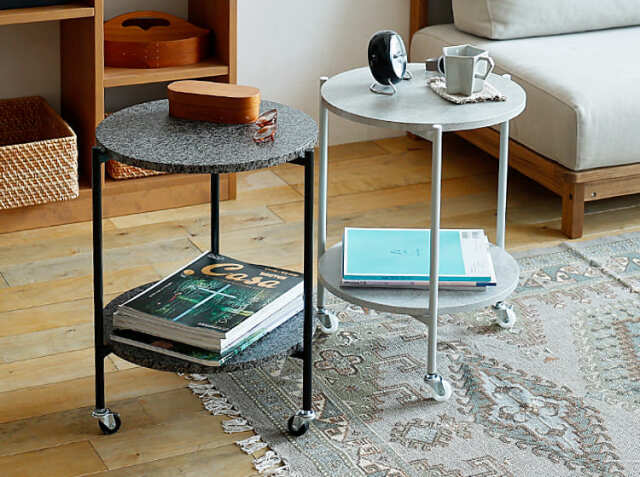 円形サイドテーブル Prots（プロッツ）｜北欧・ヴィンテージインテリア