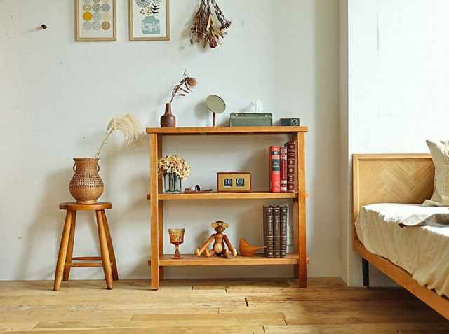 3段ラック PUDD（パド） 幅90cmタイプ｜北欧・ヴィンテージインテリア