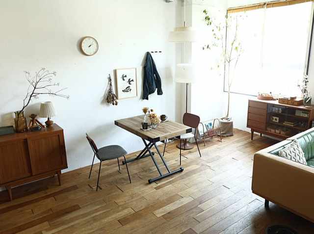 昇降式テーブル PULLEY（プーリー）｜北欧・ヴィンテージインテリア