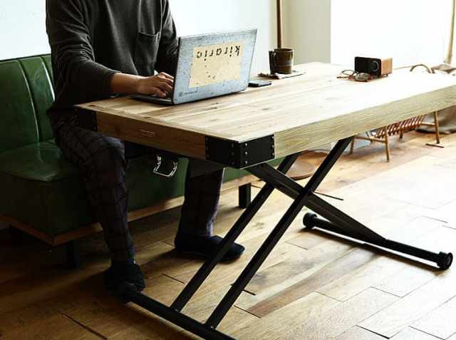 昇降式テーブル PULLEY（プーリー）｜北欧・ヴィンテージインテリア