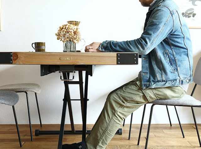 きんたろうPULLEY リフティングテーブル ヴィンテージ調 きんたろう様専用PULLEY リフティングテーブル ヴィンテージ調