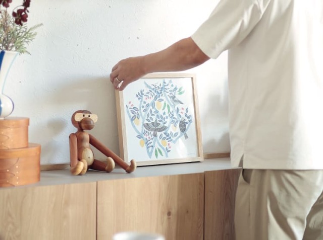 アートポスター LEMON AND FIELD PEAS（レモンアンドフィールドピーズ