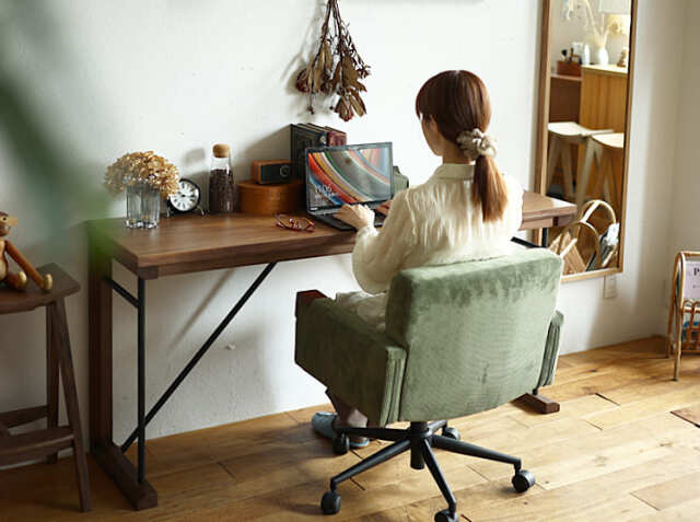 【atelier m.y】木製クラシック　カウンター カウンターデスク Quat（クアット）｜北欧・ヴィンテージインテリア