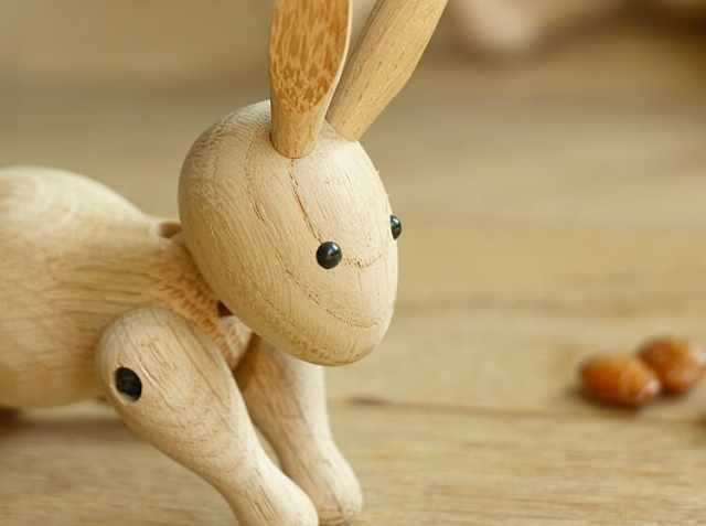 正規品　カイボイスン　ラビット　うさぎB KAY BOJESEN DENMARK Rabbit｜北欧・ヴィンテージインテリア