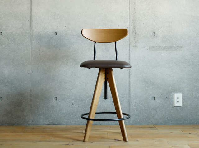 昇降式カウンタースツール Rasic（ラシック）｜北欧・ヴィンテージ