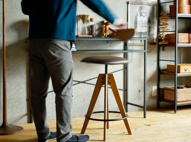 昇降式カウンタースツール Rasic（ラシック）｜北欧・ヴィンテージ