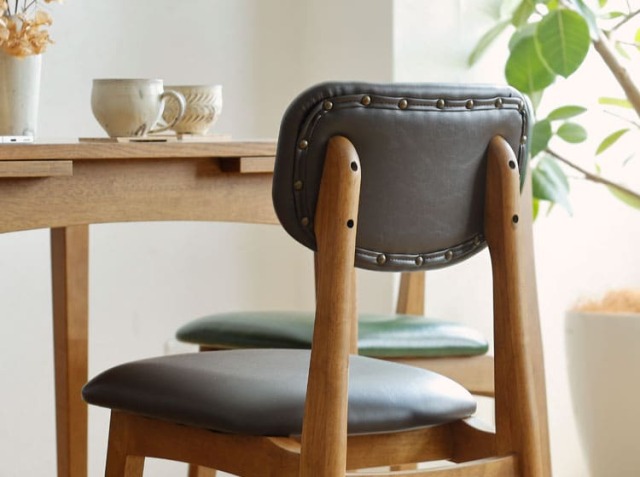 ダイニングチェア Rasic（ラシック） レザータイプ｜北欧