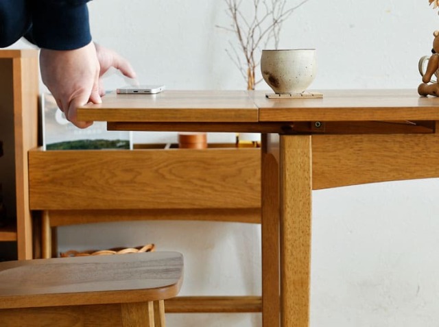 伸長式ダイニングテーブル Rasic(ラシック)｜北欧・ヴィンテージ