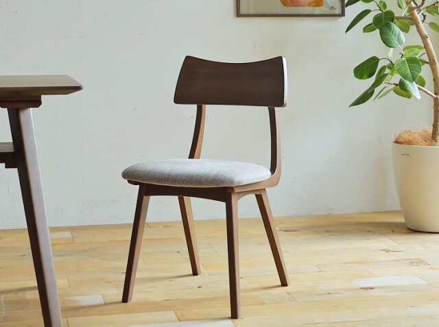ダイニングチェア Rect(レクト) ブラウンタイプ｜北欧・ヴィンテージ