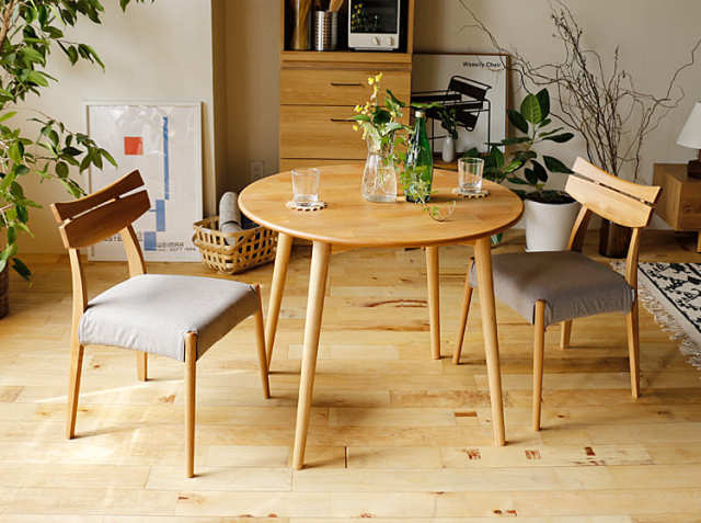 ダイニング3点セット REEL(リール) ナチュラルAタイプ ｜北欧
