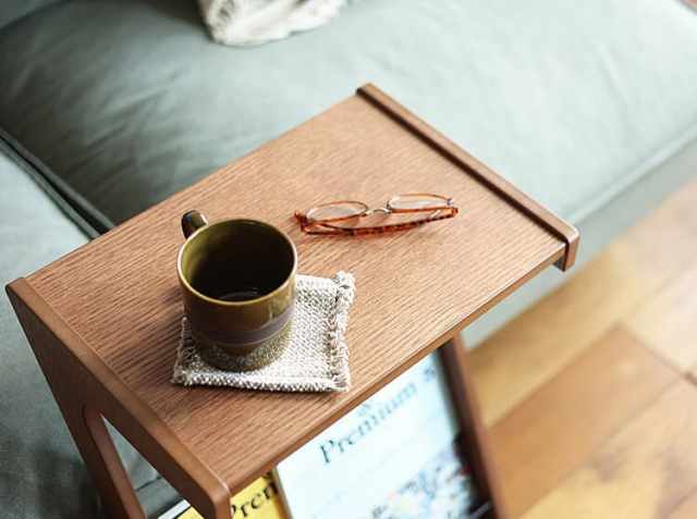 Rerio SIDE TABLE WALNUT 80 日本製 Rerio SIDE TABLE WALNUT 80 日本製 机・テーブル