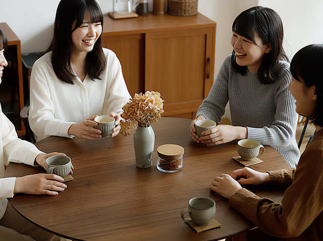 円形ダイニングテーブル Rizon(リゾン) 直径110cm｜北欧・ヴィンテージ