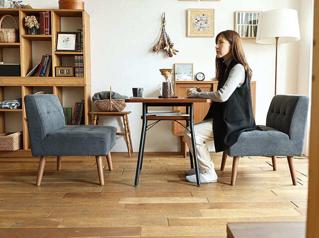 1人掛けソファー mild（ミルド）ディープブルータイプ｜北欧