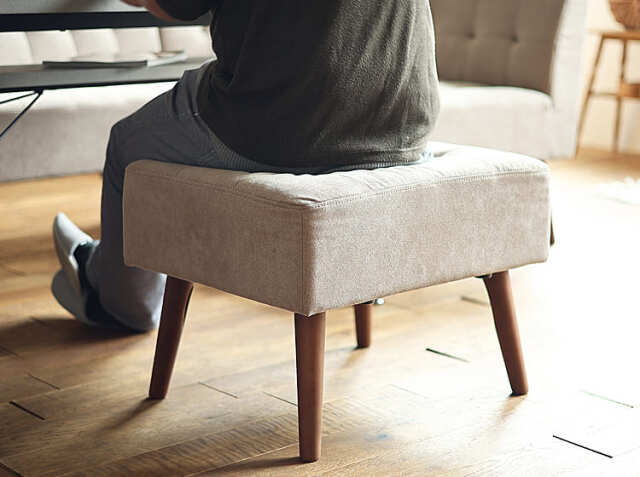 オットマン mild（ミルド）サンドベージュタイプ｜北欧・ヴィンテージ