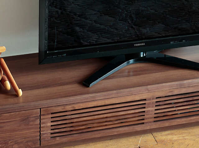 テレビボード　ウォールナット　165cm 完成品 テレビボード 幅165cm 2色対応の通販情報 - 家具通販の