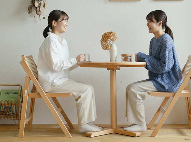 折りたたみ式ラタンチェア AMU（アム）｜北欧・ヴィンテージインテリア