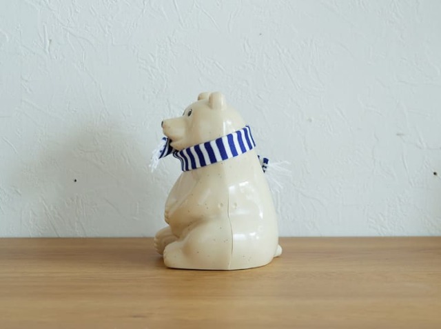 PLASTEP Polar Bear Money Box（白くま貯金箱）｜北欧・ヴィンテージ