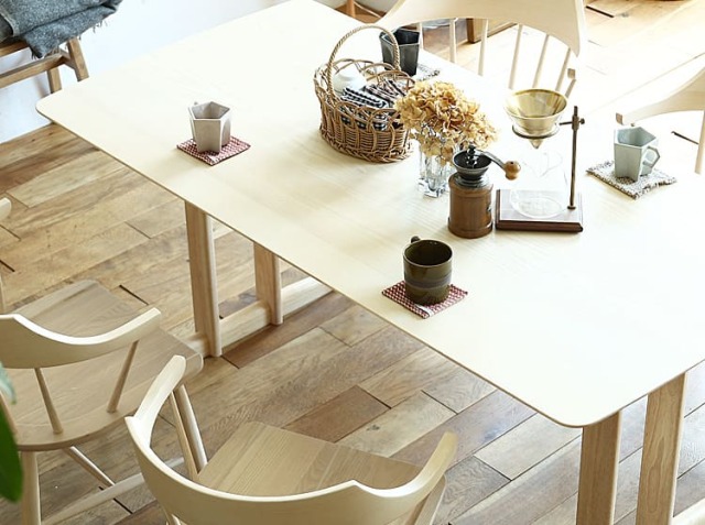 KI-52【新入荷 リサイクル品】ダイニング5点セット 白系天板