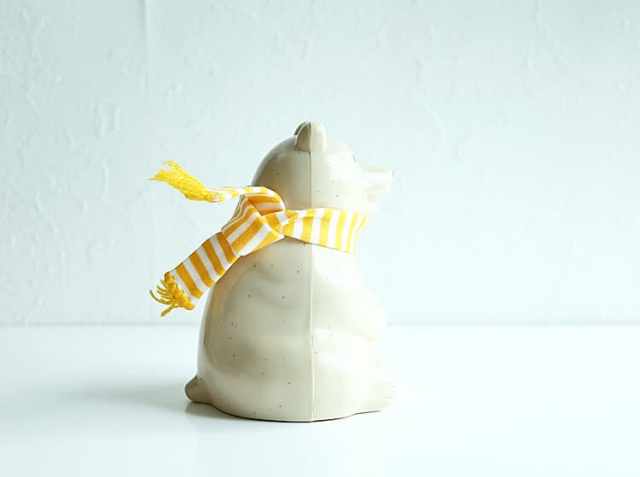 PLASTEP Polar Bear Money Box（白くま貯金箱）｜北欧