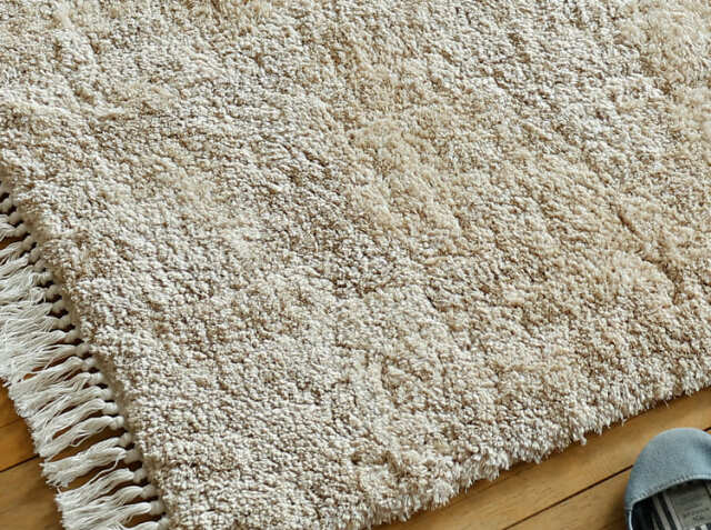 洗える 高密度ボリュームシャギーラグマット Shuet（シュエット） 190
