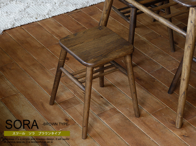 【ソラン】スツール 大型商品》【Sunflower Rattan/サンフラワーラタン】STOOL(NT
