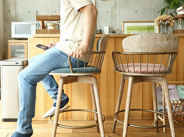 360度回転式カウンターチェア Dana（ダナ）｜北欧・ヴィンテージ