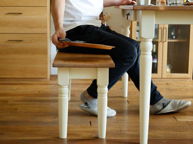 パイン材ナチュラルウッド無垢材木製丸スツール松材椅子北欧カントリー