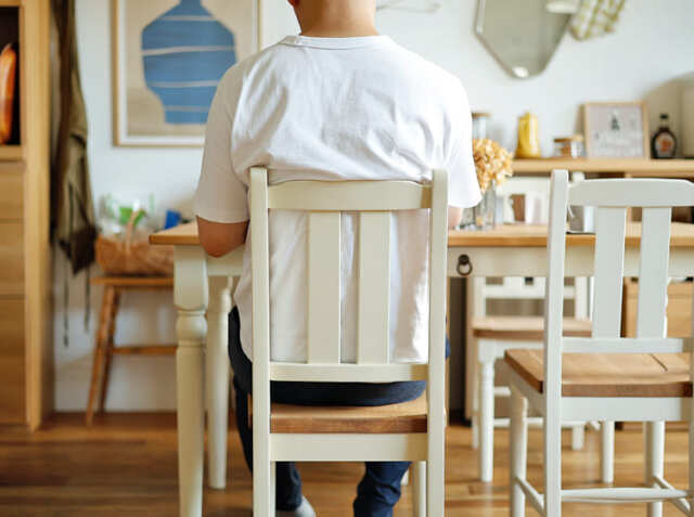 アンファン ダイニングテーブル 引き出し有り アンティーク