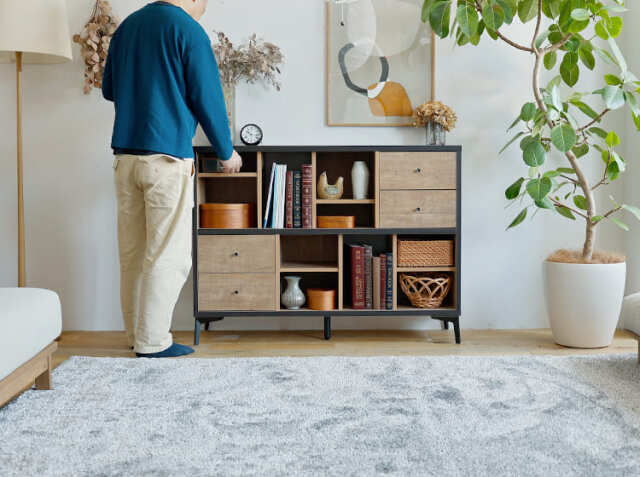 国産シェルフ tanas（タナス） 幅120cmタイプ｜北欧・ヴィンテージ