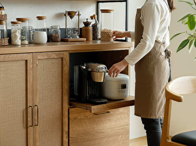 キッチン収納 Focus（フォカス）Aタイプ｜北欧・ヴィンテージ