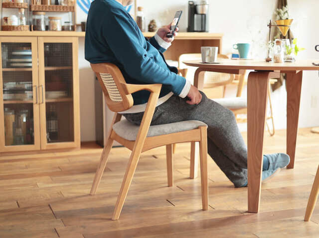 AMERI home ダイニングチェア ブラック