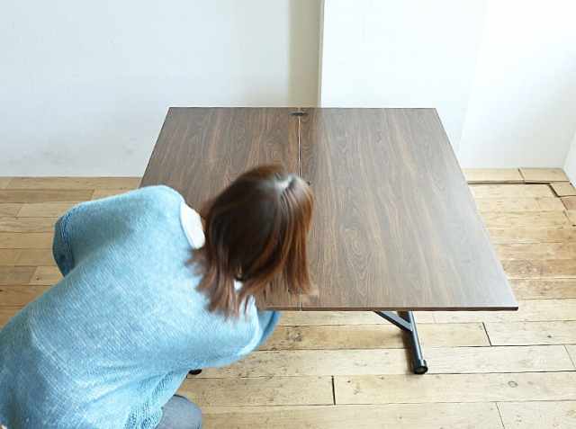 昇降式 ダイニングテーブル （ダークブラウン ajg5124b0001_d001.jpg