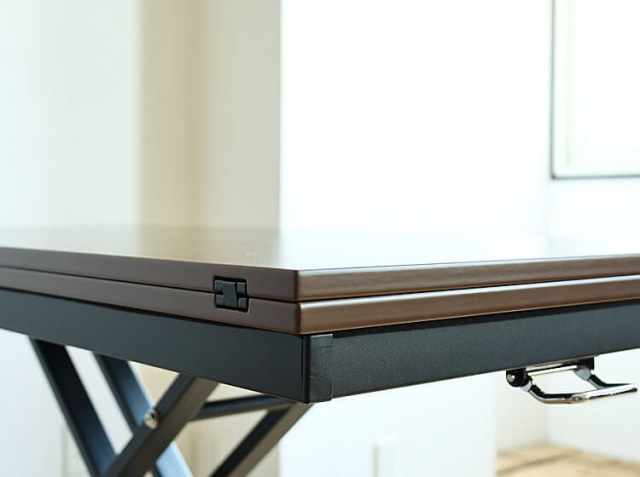 ＊*＊様 ブラウン長方形テーブル THE TABLE / スタンディングデスク × ラバーウッド ブラウン