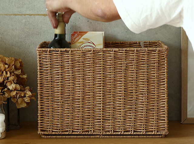 スタッキングバスケット Towc（トーク） Lサイズ｜北欧・ヴィンテージ