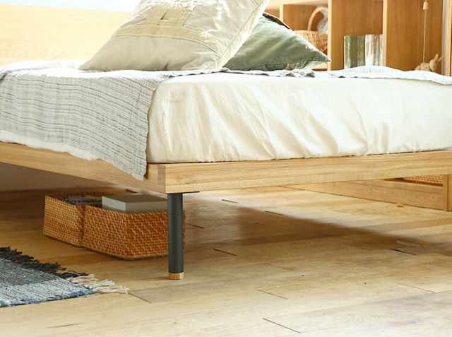 ベッド UNIK（ユニック） シェルフ付きタイプ｜北欧・ヴィンテージ