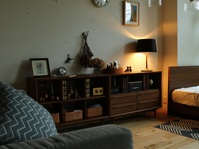 オープンシェルフ weeca（ウィーカ） ブラウンタイプ｜北欧