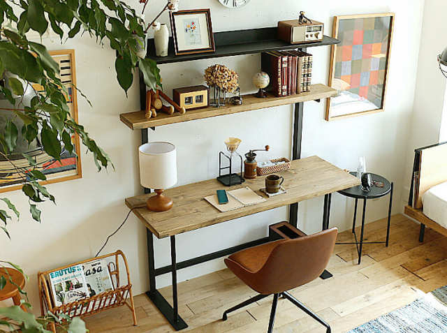 ワークデスク WITH（ウィズ）140cmタイプ｜北欧・ヴィンテージ  