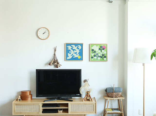 アートポスター 森の中で 「切り絵作家 YUYA デザイン」｜北欧