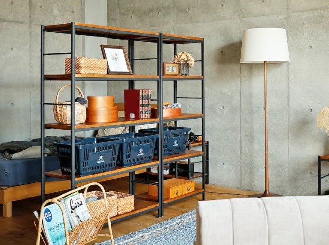 ZAGA（ザガ） オープンラック 幅90cm 5段タイプ｜北欧