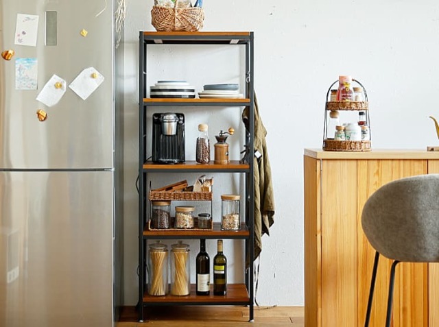 ZAGA（ザガ） オープンラック 幅60cm 5段タイプ｜北欧・ヴィンテージ