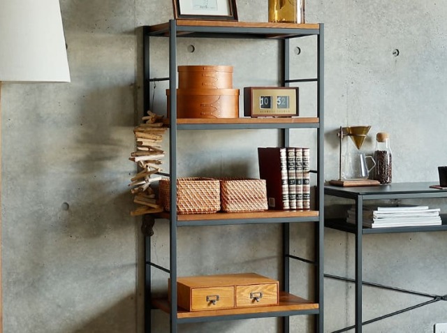 ZAGA（ザガ） オープンラック 幅60cm 5段タイプ｜北欧・ヴィンテージ