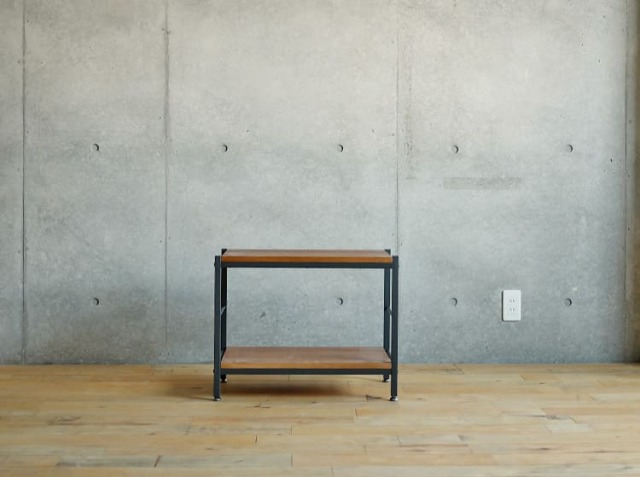 【リセノ】ZAGA RACK60（高さ48cm 2段ラック スチールと木材） ZAGA ラック60 ｜家具・インテリア通販 Re:CENO(リセノ)