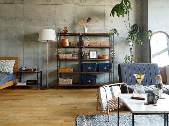 ZAGA（ザガ） オープンラック 幅60cm 5段タイプ｜北欧・ヴィンテージ