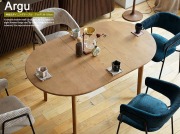 伸長式ダイニングテーブル　Argu(アルグ)　120-150cm