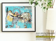 アートポスター　Jean-Michel Basquiat 「FalLen Angel ,1981」
