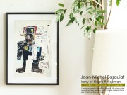アートポスター　Jean-Michel Basquiat 「Irony of Negro Policeman」